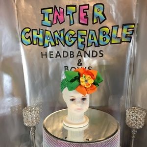Infants and girls interchangeable headbands & bows